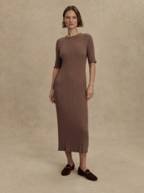Maeve 2.0 Rib Knit Midi Dress