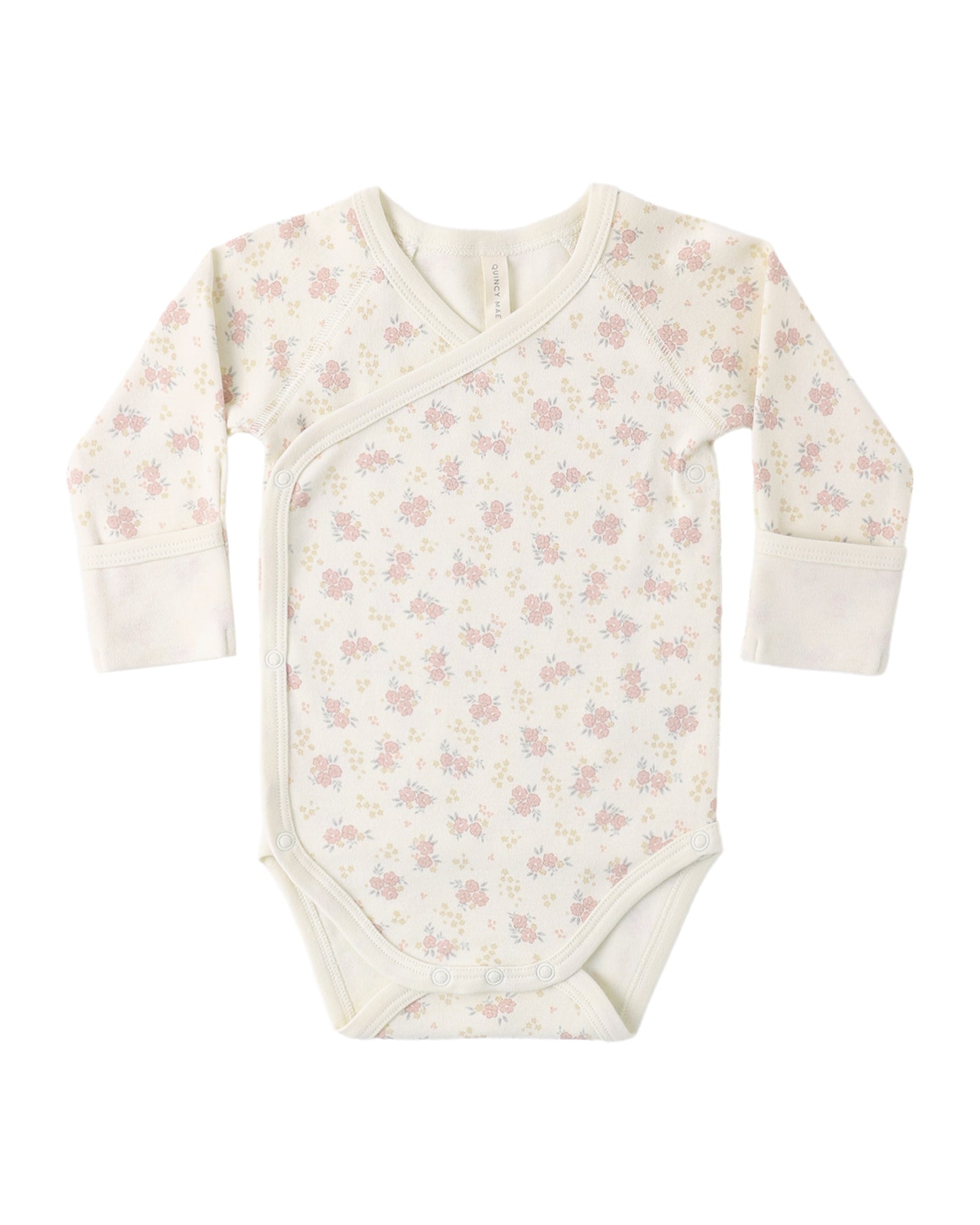 Side Snap Bodysuit Flower Field