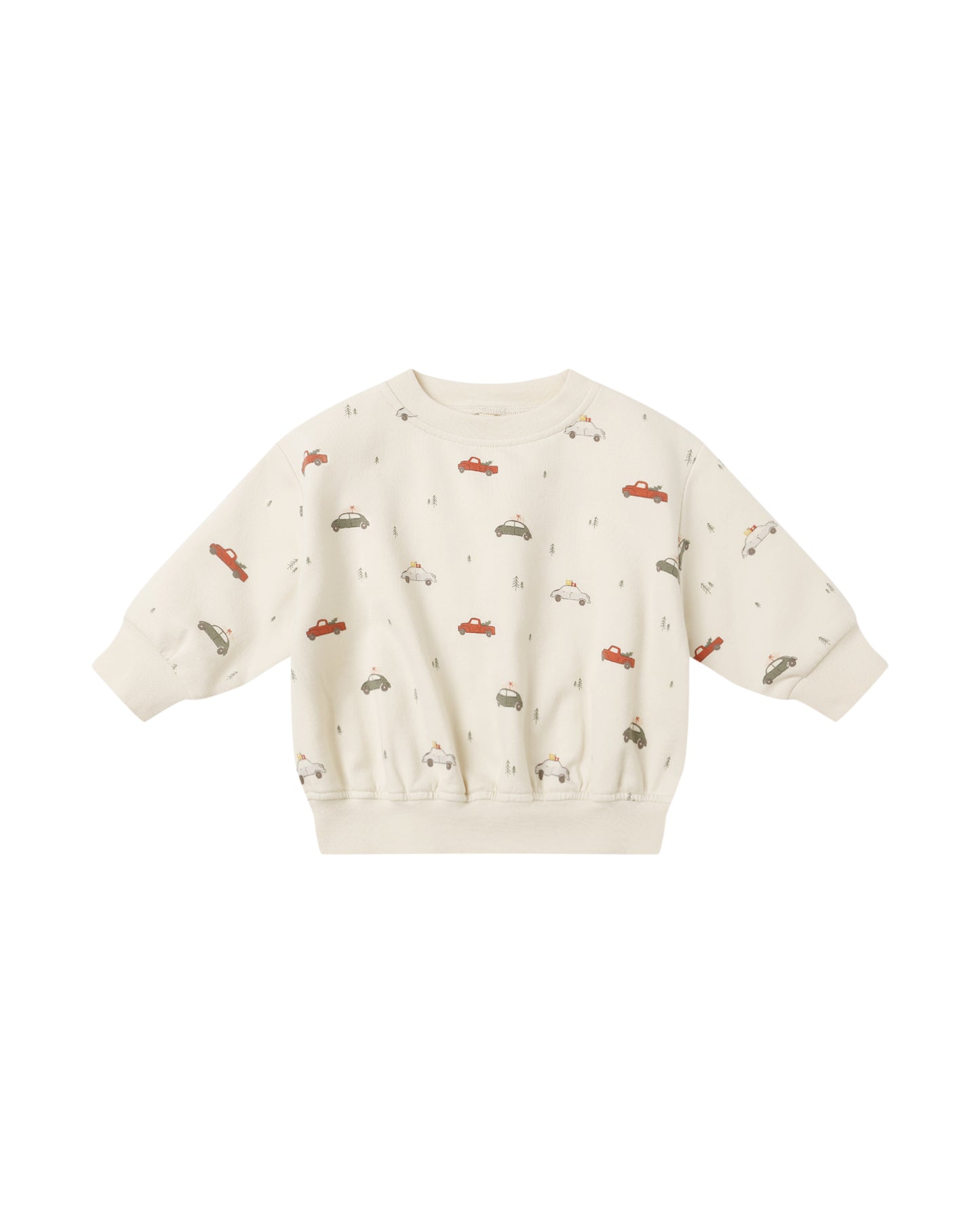 Relaxed Fleece Sweatshirt- Cars