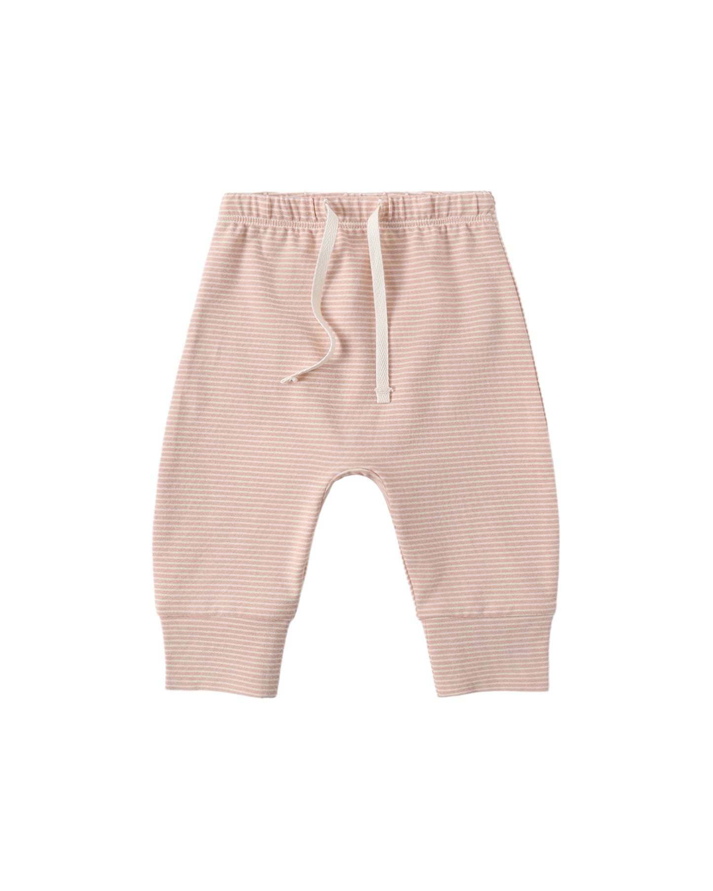 Drawstring Pant- Melon Micro Stripe
