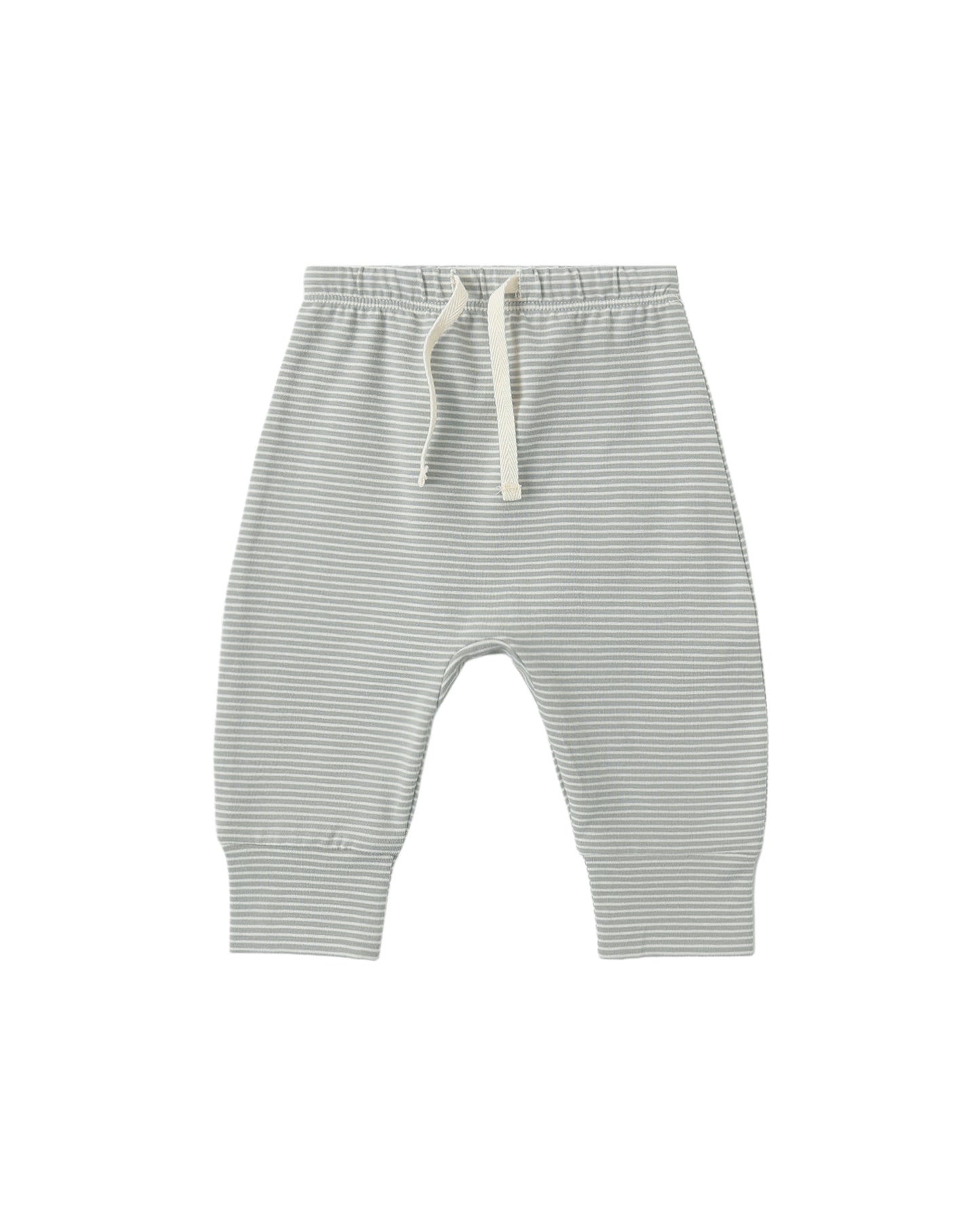 Drawstring Pant Sage Micro Stripe