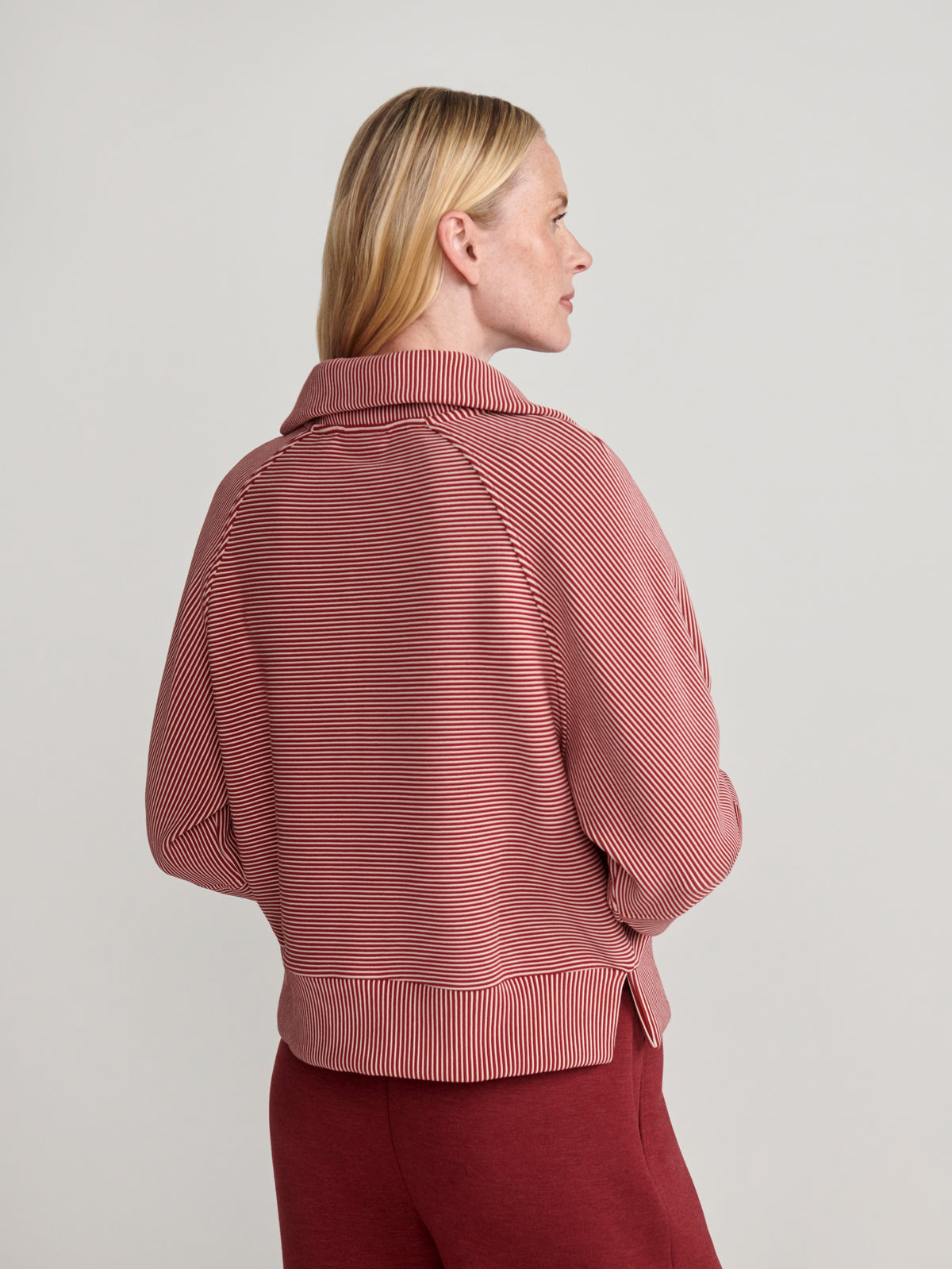 Milano Half-Zip Sweat 2.0- Winery