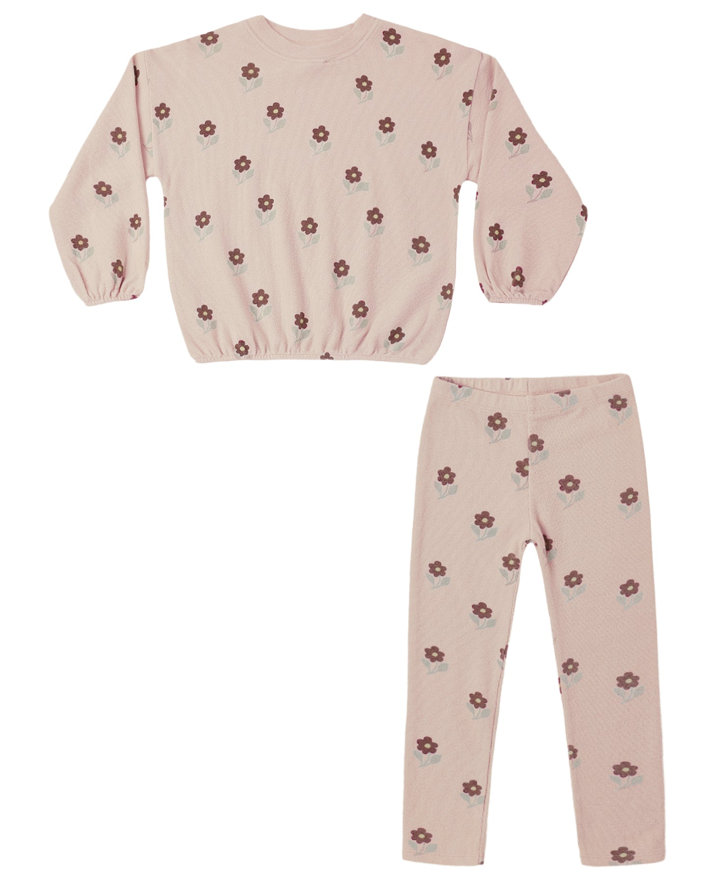 Spongey Knit Set- Petal Daisy