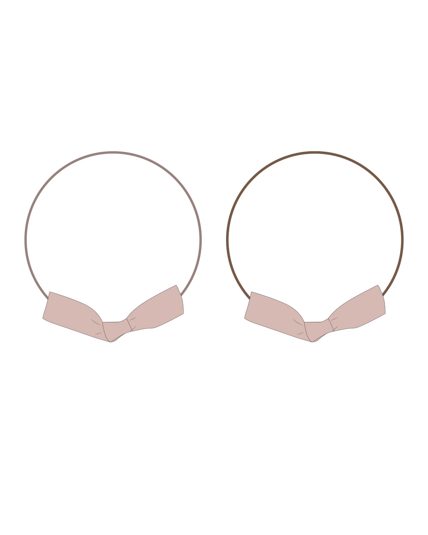 Little Knot Headband- Mauve