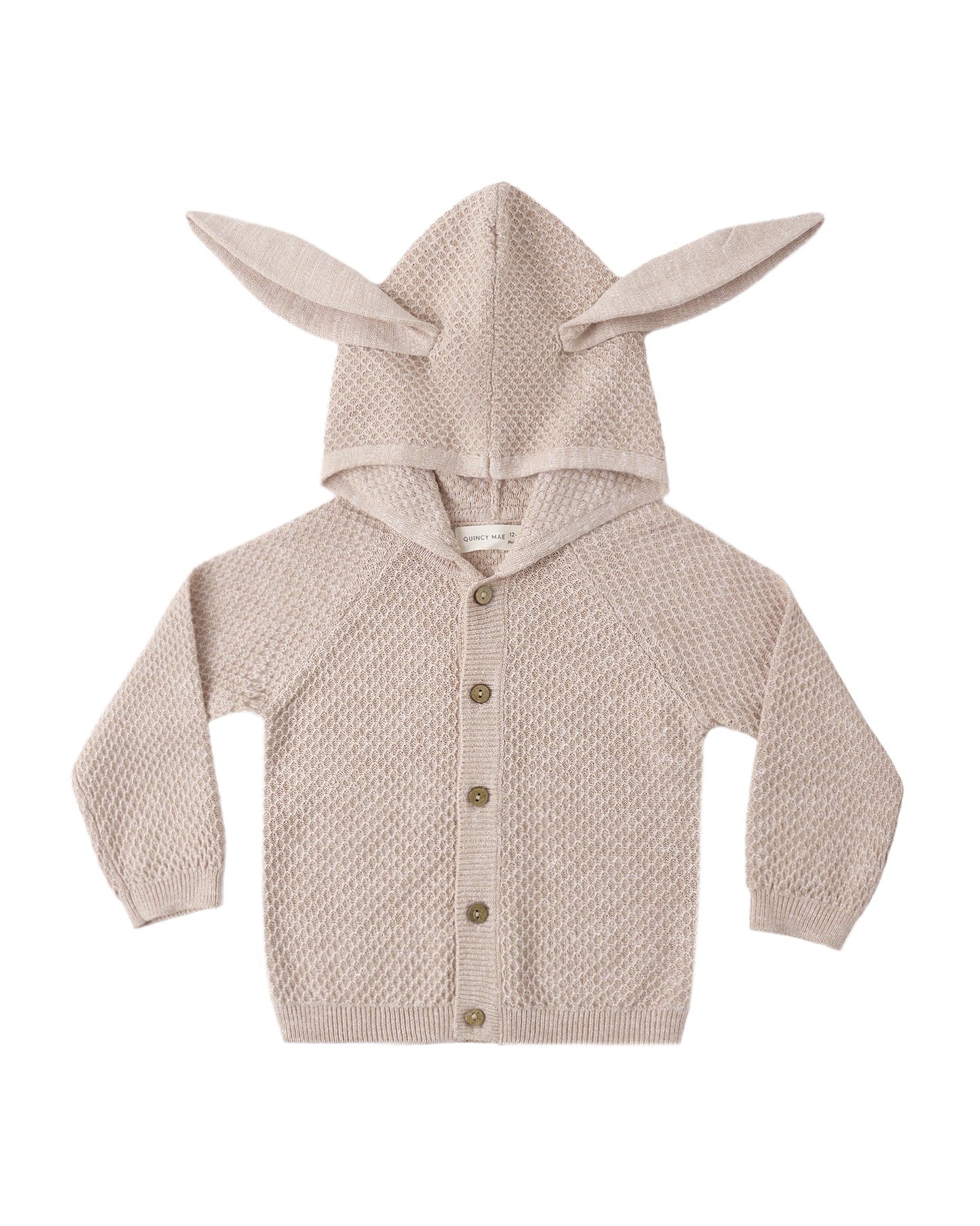 Bunny Knit Sweater- Heathered Latte
