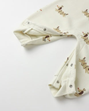 Raglan Jumpsuit- Christmas Dogs