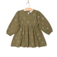 Puff Sleeve Dress- Lichen Mushrooms