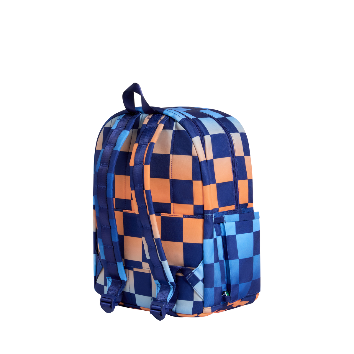 Kane Double Pocket Backpack- Gradient Checkerboard