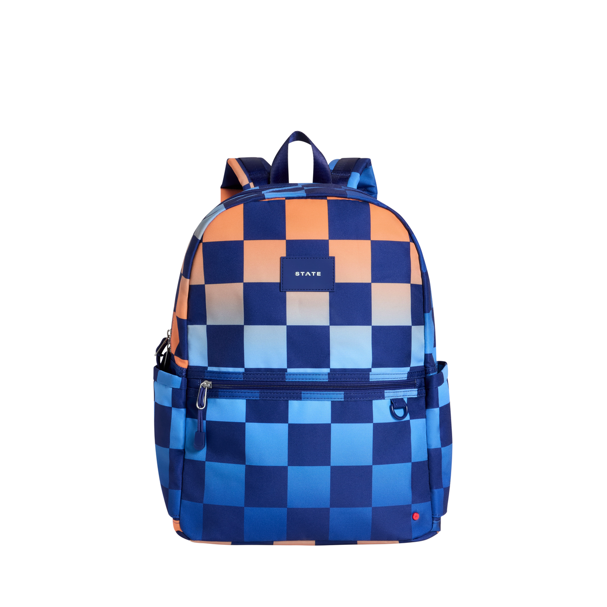 Kane Double Pocket Backpack- Gradient Checkerboard