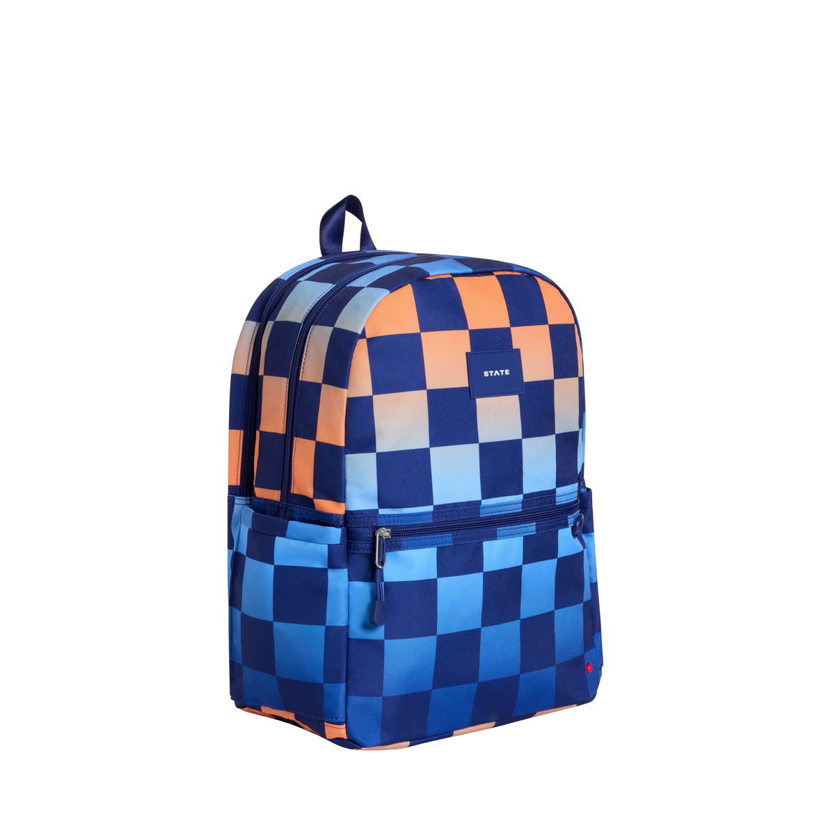 Kane Double Pocket Backpack- Gradient Checkerboard