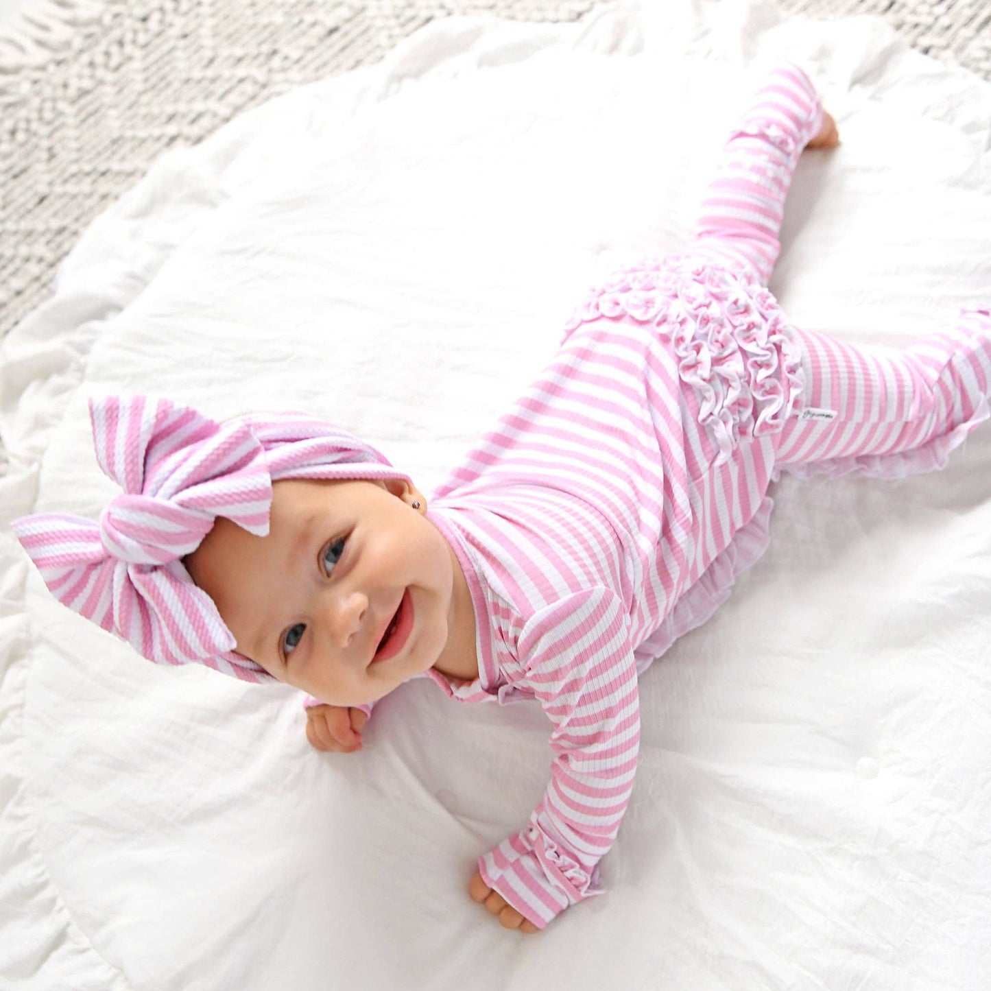 Lana Ruffle Zip Bamboo Sleeper