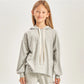 French Terry Hoodie- Grey