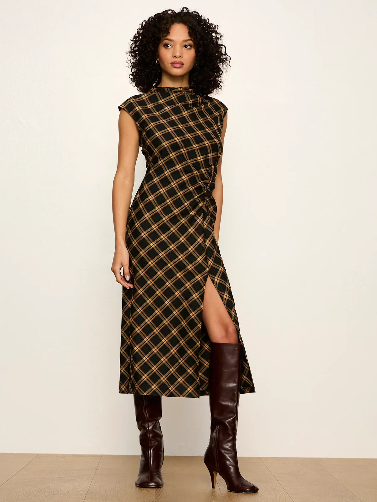 Sanctuary Autumn Edit Plaid Dress- Goldie