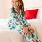 Button Up PJ Set- Trim The Tree