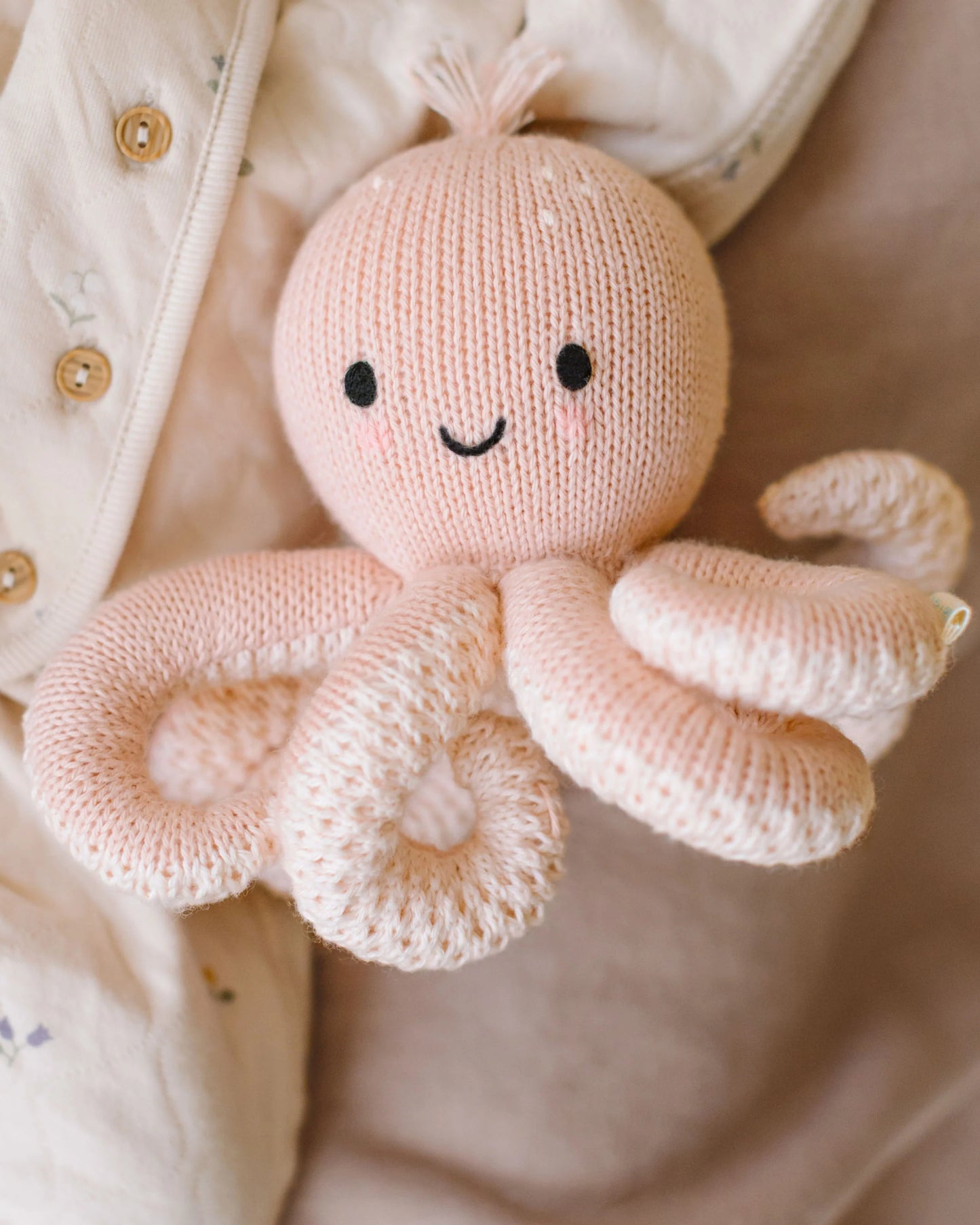 Baby Octopus- Soft Coral Pink