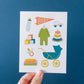 Baby Illustrations Greeting Card