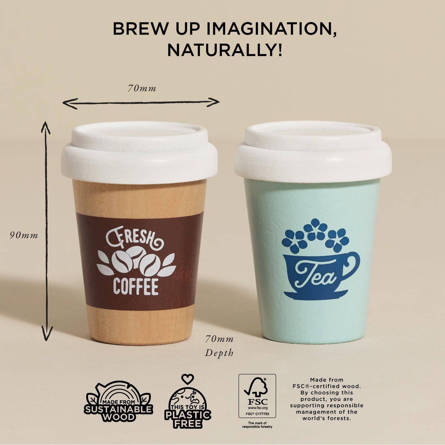 Tea & Coffee Re-Useable Eco Cups