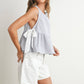 Sky Meadow Peplum Top