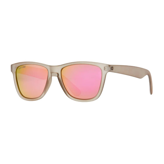Puerto - Frost Grey / Pink Mirror Polarized Lens - Lulie