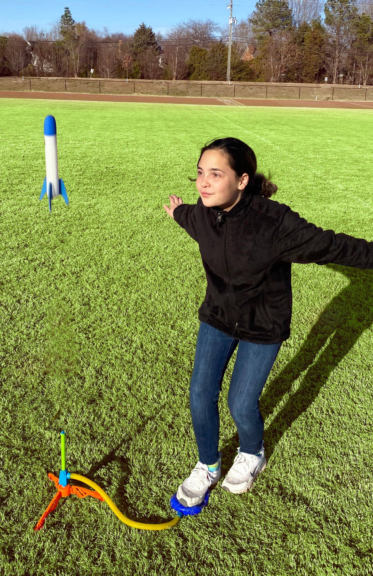 Nothing But Fun Toys - Light Up Air-Powered Jump Rockets