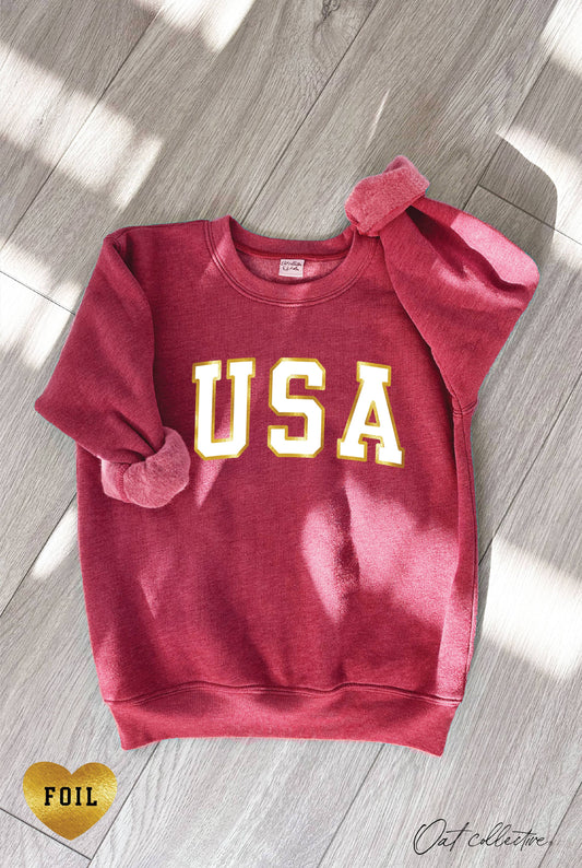 USA FOIL Youth Graphic Sweatshirt