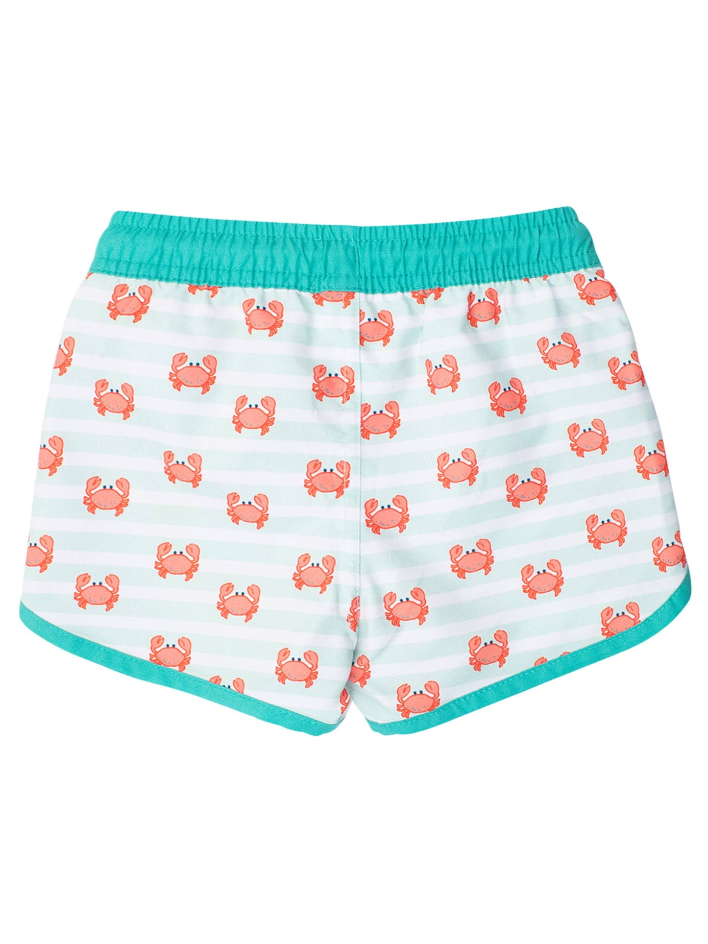 Boys Crabby Cove Dolphin Hem Swim Trunks