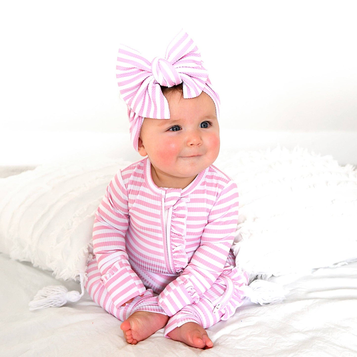 Lana Ruffle Zip Bamboo Sleeper