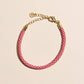 Red & White Minimalist Paracord Bracelet
