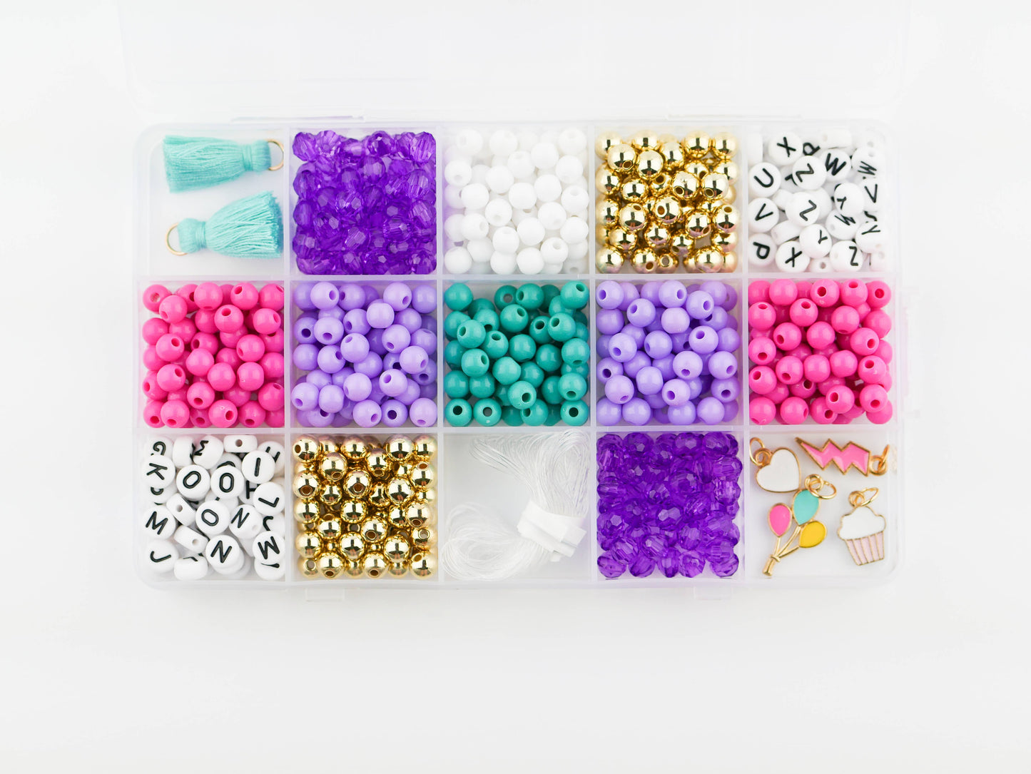Birthday Wishes DIY Stretchy Bracelet Craft Kit Gift
