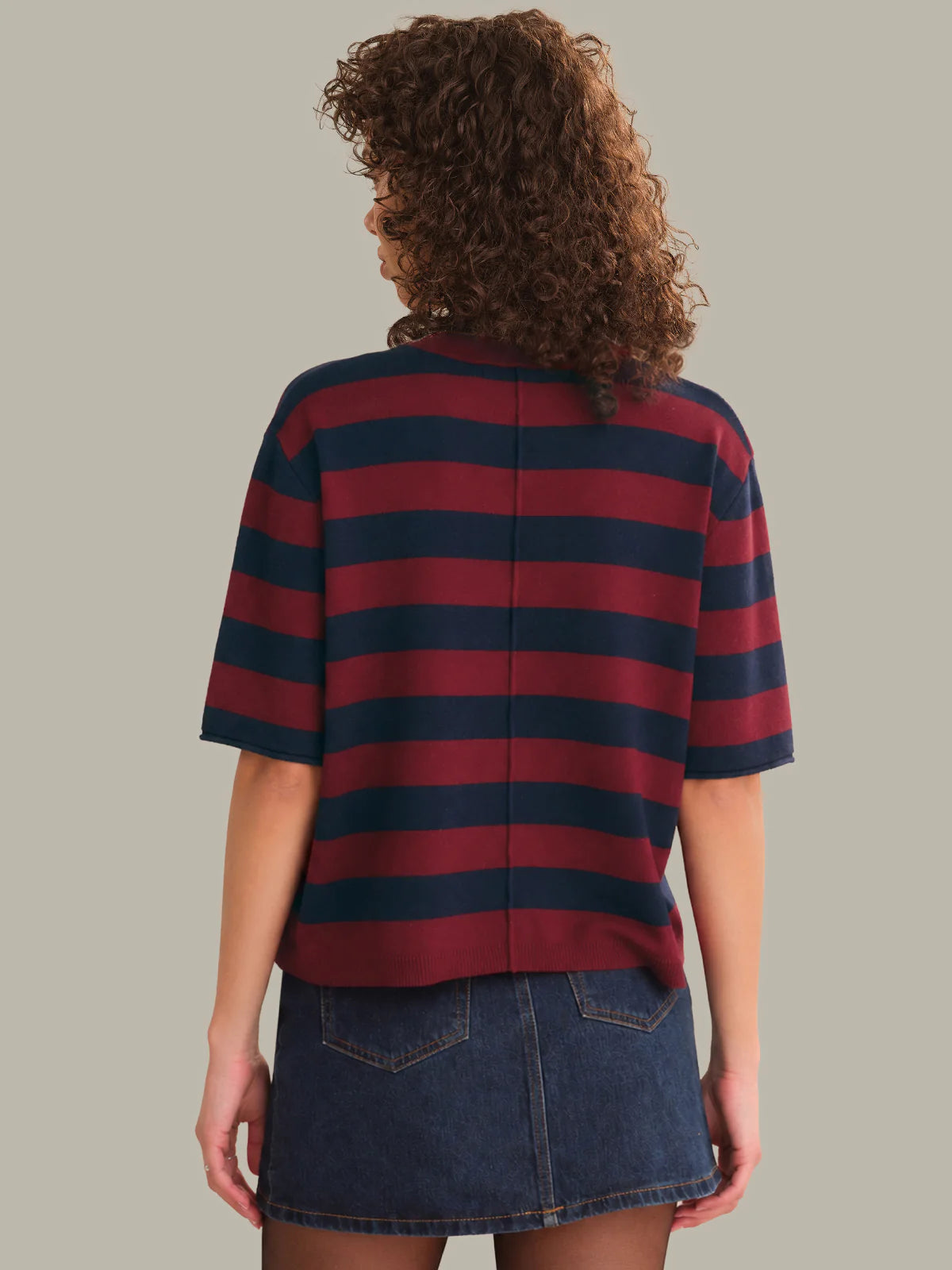 Colette Crew Neck Boxy Tee