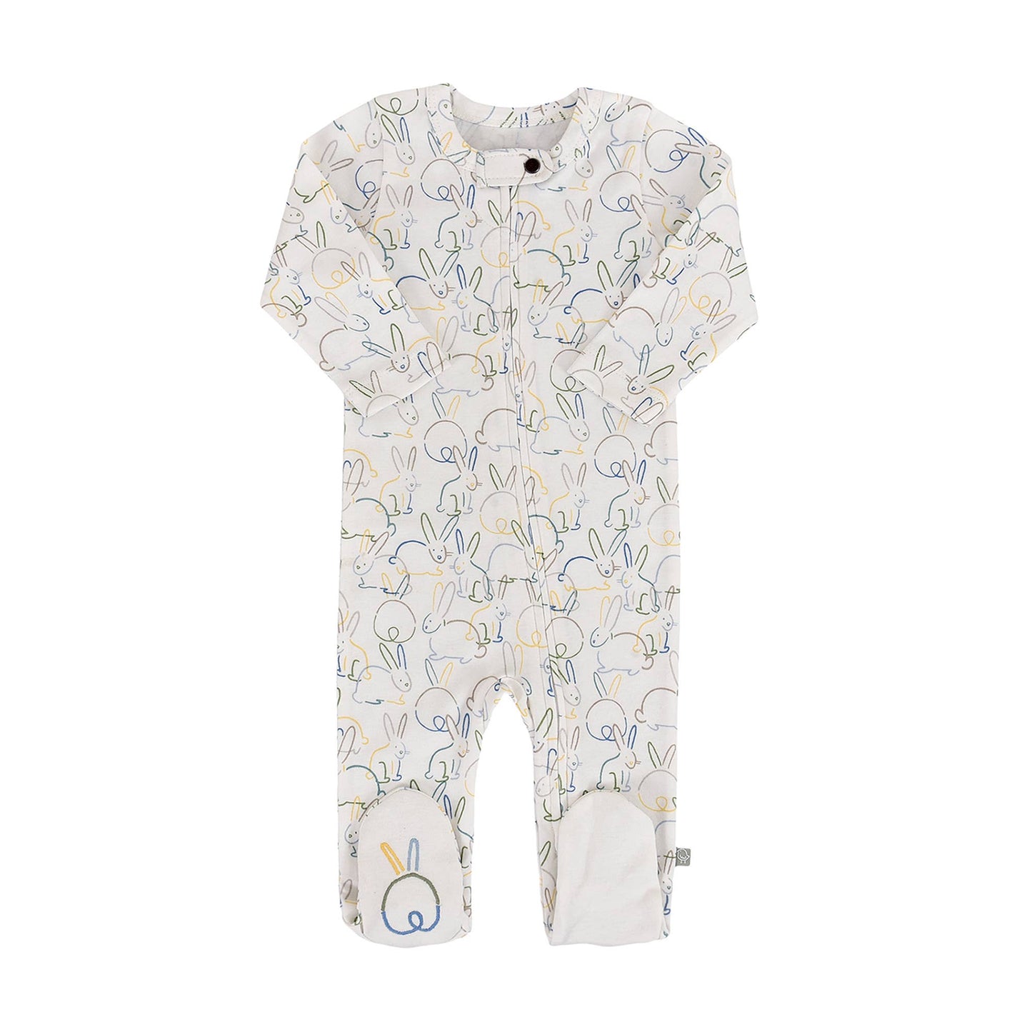 Baby Organic Footie-Bunnies