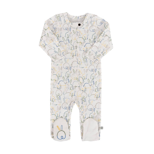Baby Organic Footie-Bunnies