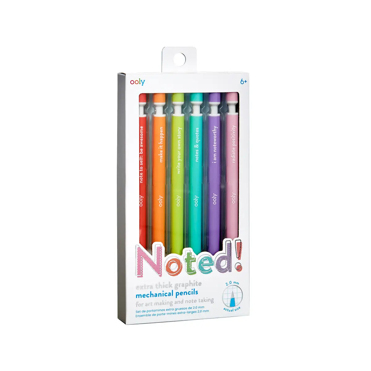 Noted! Graphite Mechanical Pencils - Set of 6 - Lulie