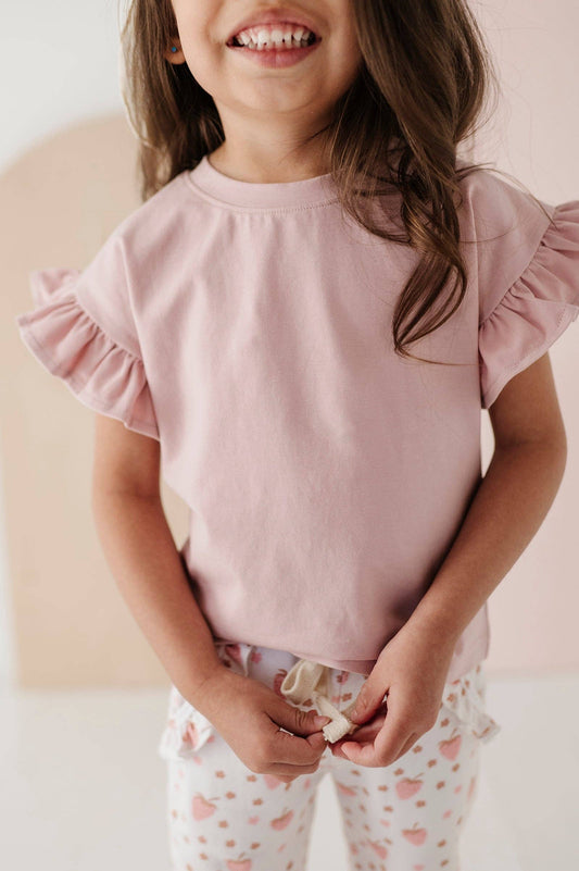 Ruffle Sleeve Top