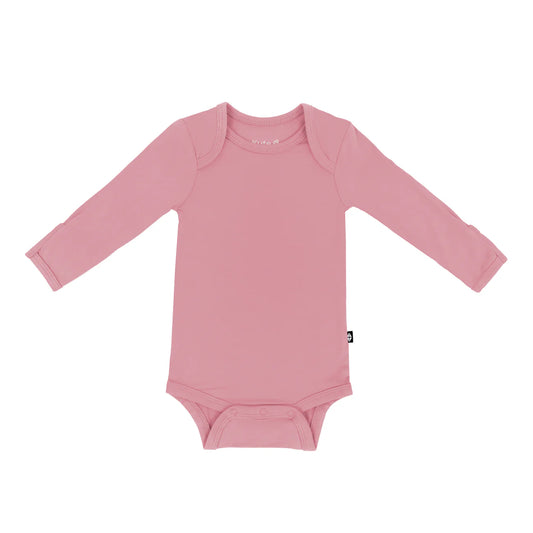Long Sleeve Bamboo Bodysuit- Apple Blossom
