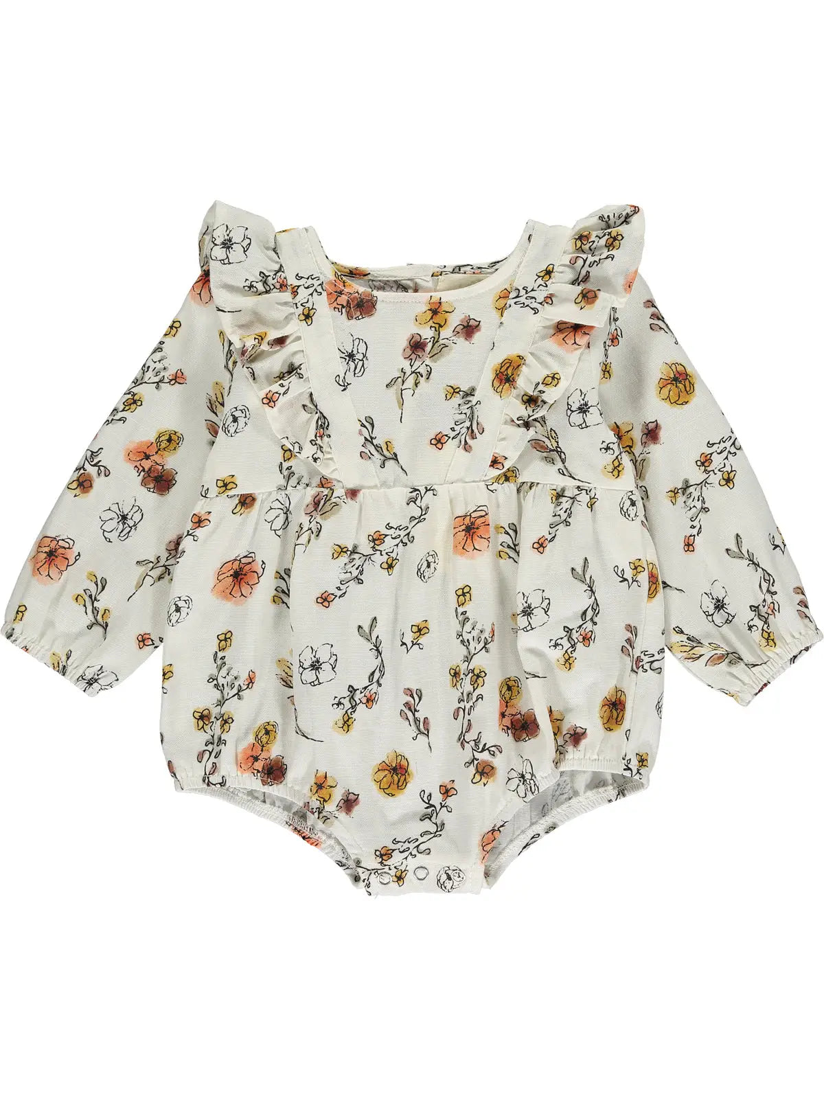 Jenny Bubble in Cream and Autumn Ditsy Floral - Lulie