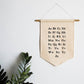 Schoolhouse Alphabet Canvas Banner