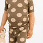 Neutral Smileys Bamboo Shorts Set