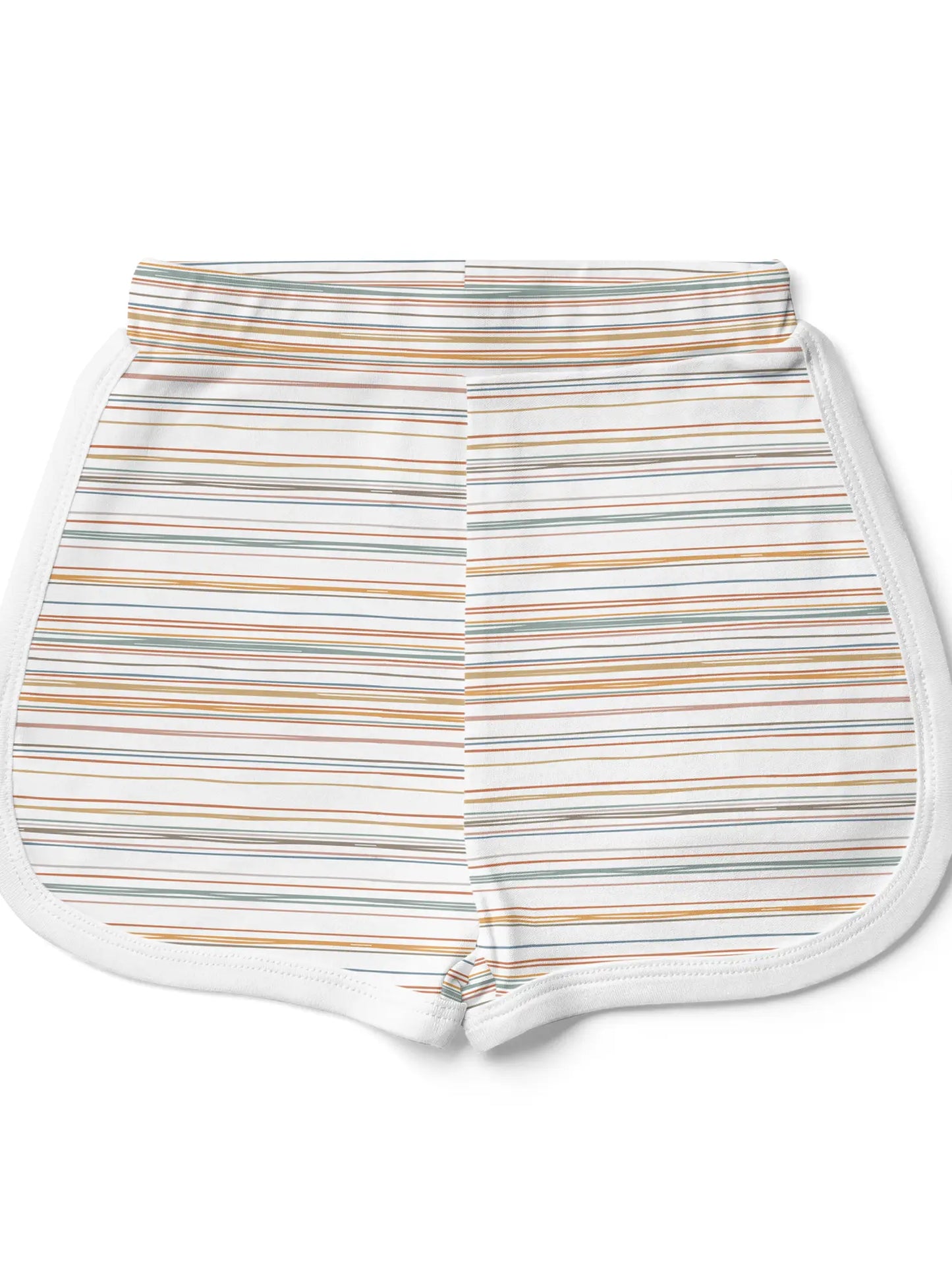 Viscose Bamboo + Organic Cotton Shorts - Boardwalk Stripe