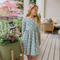 Emile Dress- Wildflower Grid