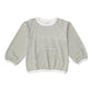 Organic Tee & Pant Slouch Set - Olive Stripes