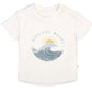 Organic Crew Neck Tee - Ride The Waves - Lulie