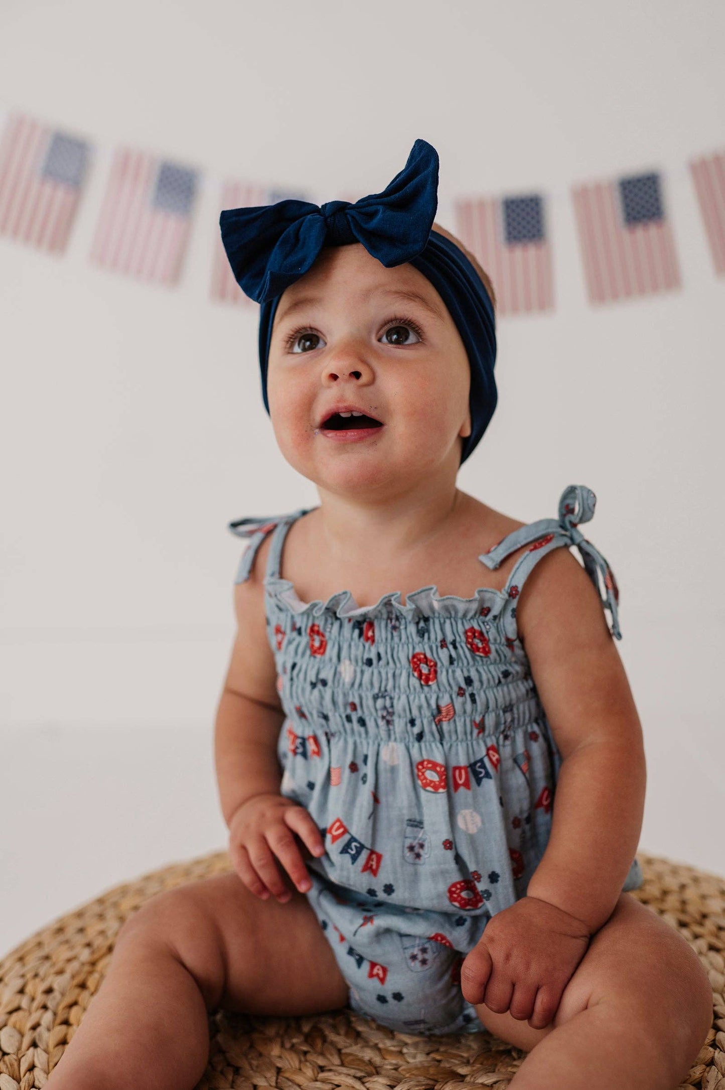 Babysprouts Tie-Smocked Bodysuit