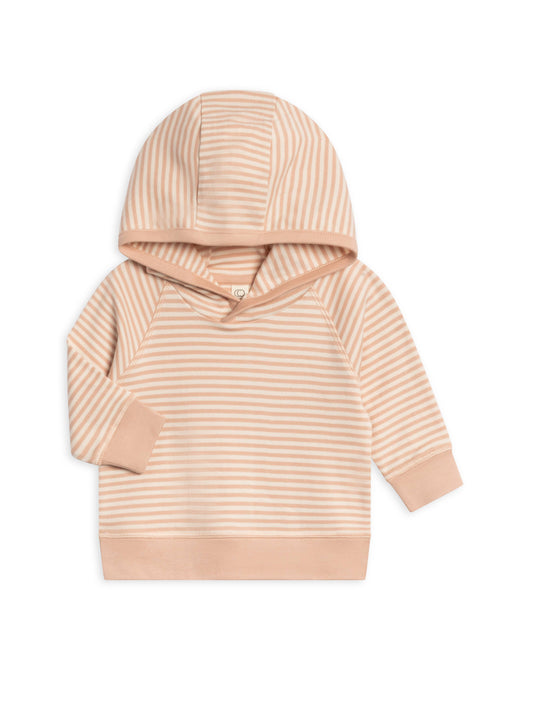 Madison Hooded Pullover - Ballet Stripe