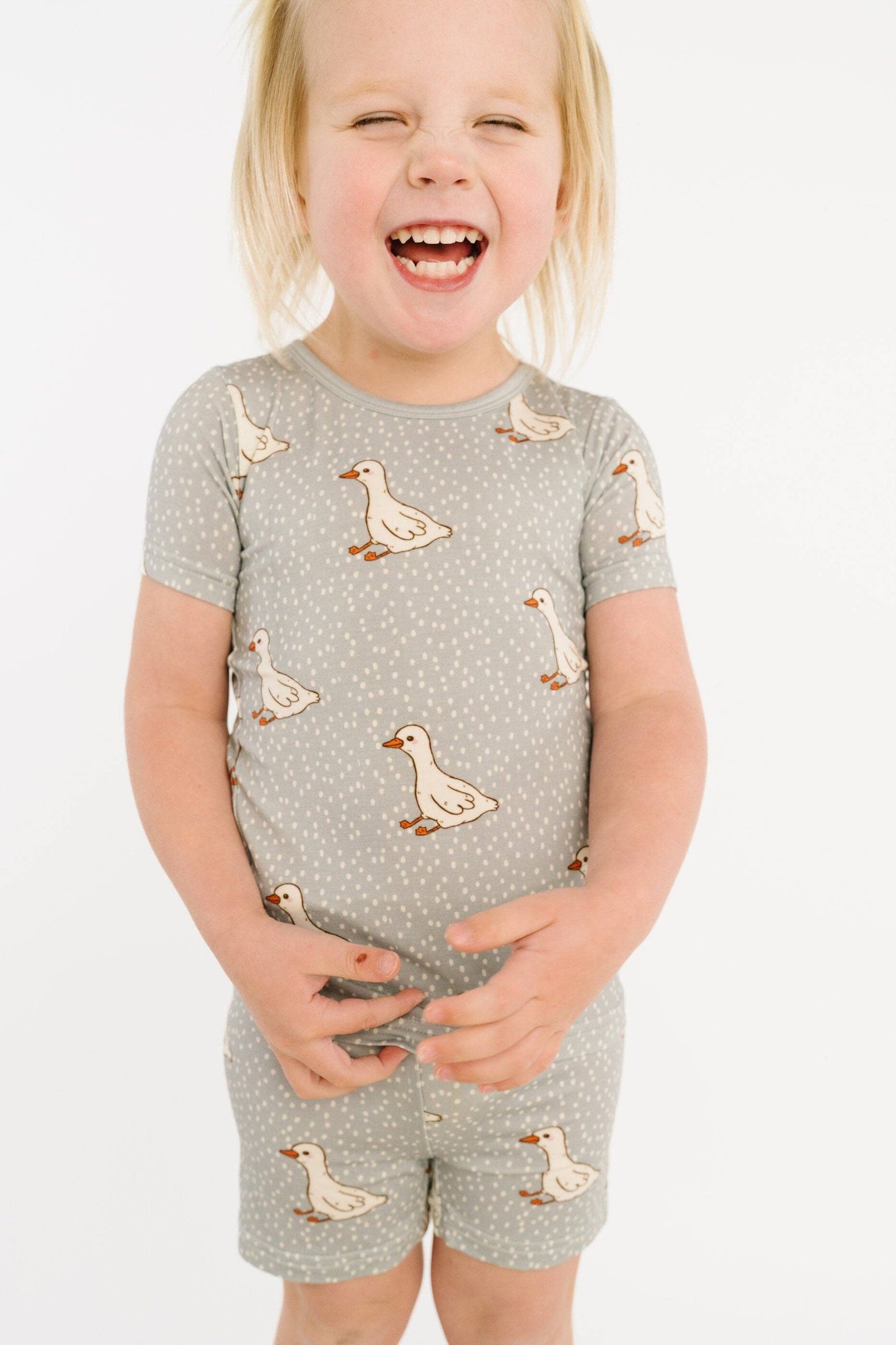 Classic Goose Bamboo Shorts Set