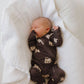 Bamboo Zip Pajamas- Bulldozer