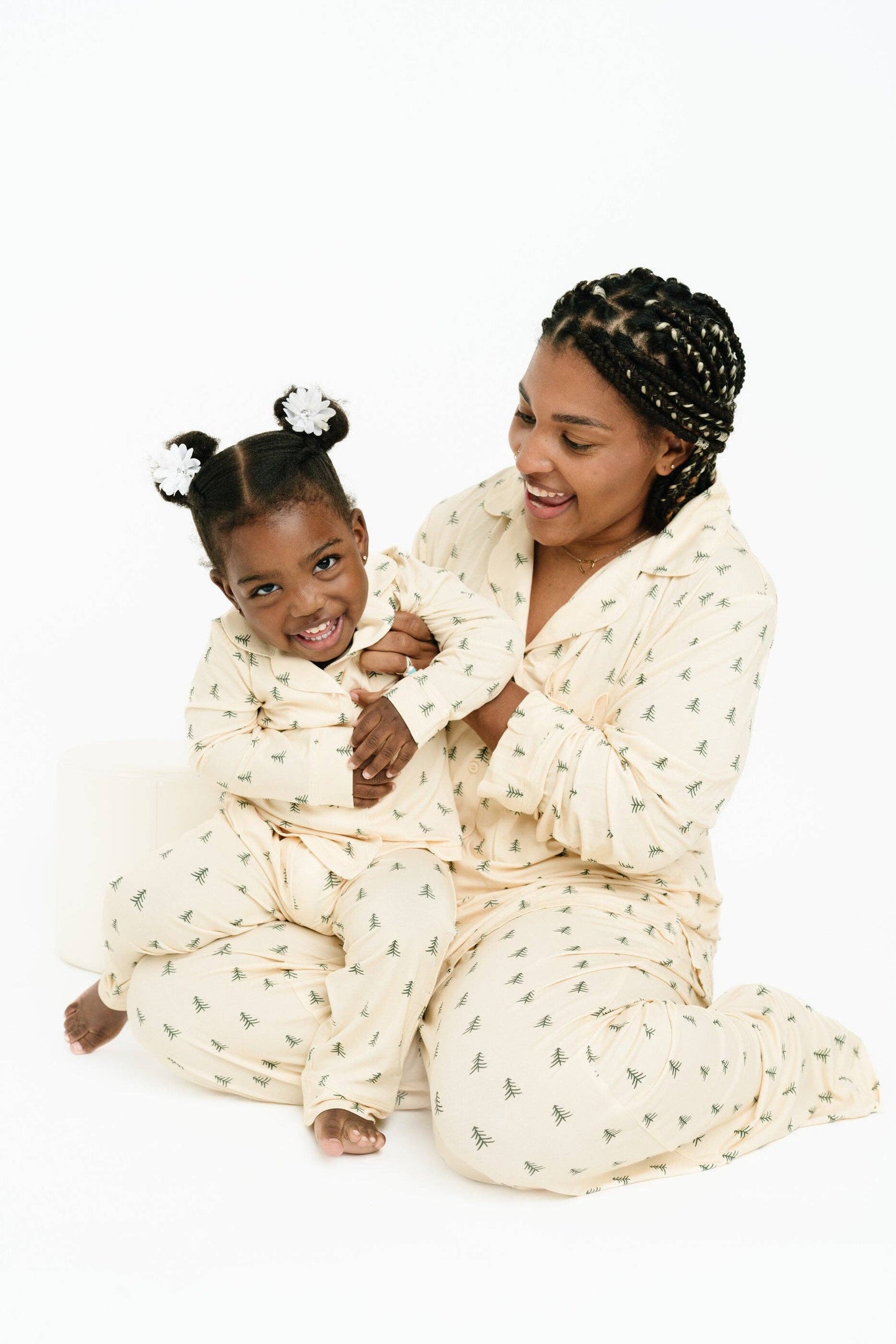 Pine Forest Bamboo Button Up Set