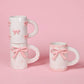 Ceramic Coffee Mug- Pink Bows