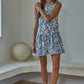 Print Detail Mini Dress