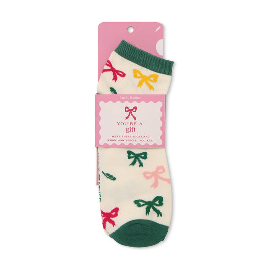 Sockspirations - You’re a Gift Bow Socks